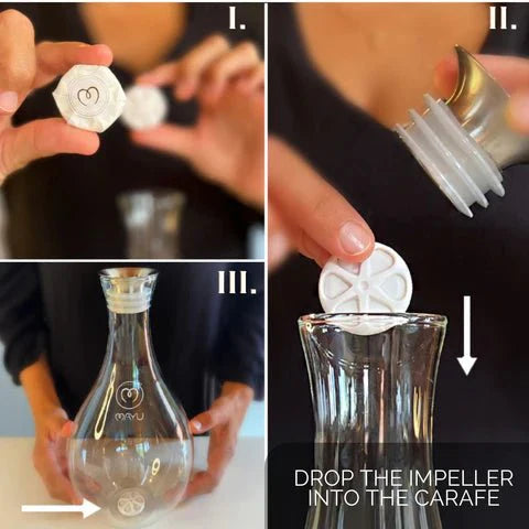 Swirl Structured Water Carafe